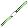 Strap-it Strap-it Bracelet de sport avec cadre Xiaomi Mi Band 7 (noir/vert) Strap-it Strap-it Bracelet de sport avec cadre Xiaomi Mi Band 7 (noir/vert)