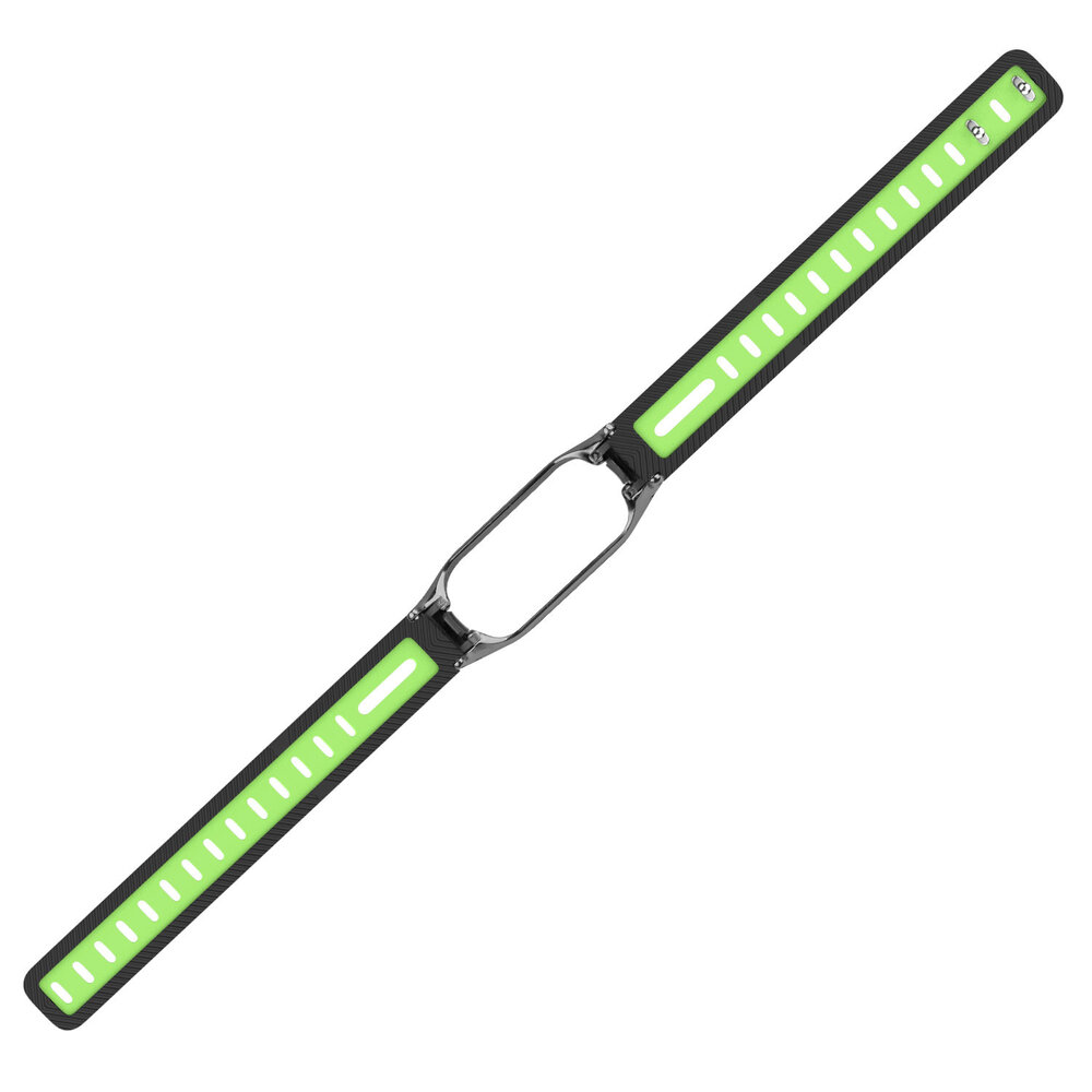 Strap-it Strap-it Bracelet de sport avec cadre Xiaomi Mi Band 7 (noir/vert) Strap-it Strap-it Bracelet de sport avec cadre Xiaomi Mi Band 7 (noir/vert)