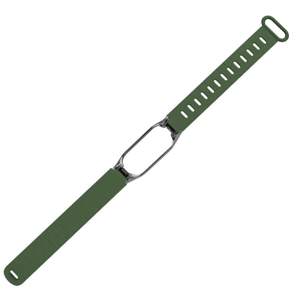 Strap-it Strap-it Bracelet TPU avec cadre Xiaomi Mi Band 7 (vert armée)
