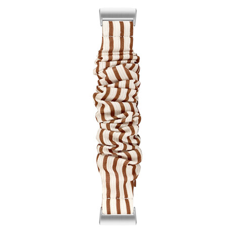 Strap-it Strap-it Bracelet chouchou Fitbit Charge 3 (vintage)