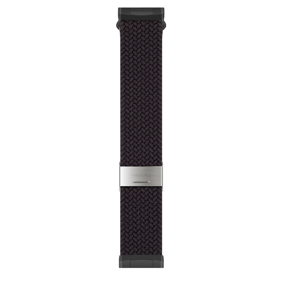 Strap-it Strap-it Bracelet tressé réglable Fitbit Sense (noir)