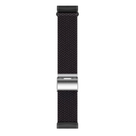 Strap-it Strap-it Bracelet tressé réglable Fitbit Sense (noir)
