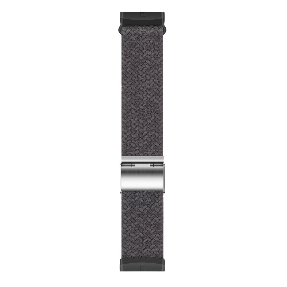 Strap-it Strap-it Bracelet tressé réglable Fitbit Sense (gris foncé)