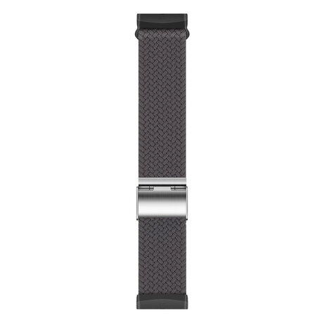 Strap-it Strap-it Bracelet tressé réglable Fitbit Sense (gris foncé)