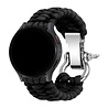 Strap-it Strap-it Bracelet corde en nylon Samsung Galaxy Watch 42mm (noir) Strap-it Strap-it Bracelet corde en nylon Samsung Galaxy Watch 42mm (noir)