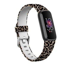Strap-it Bracelet Lucky Leopard Fitbit Luxe