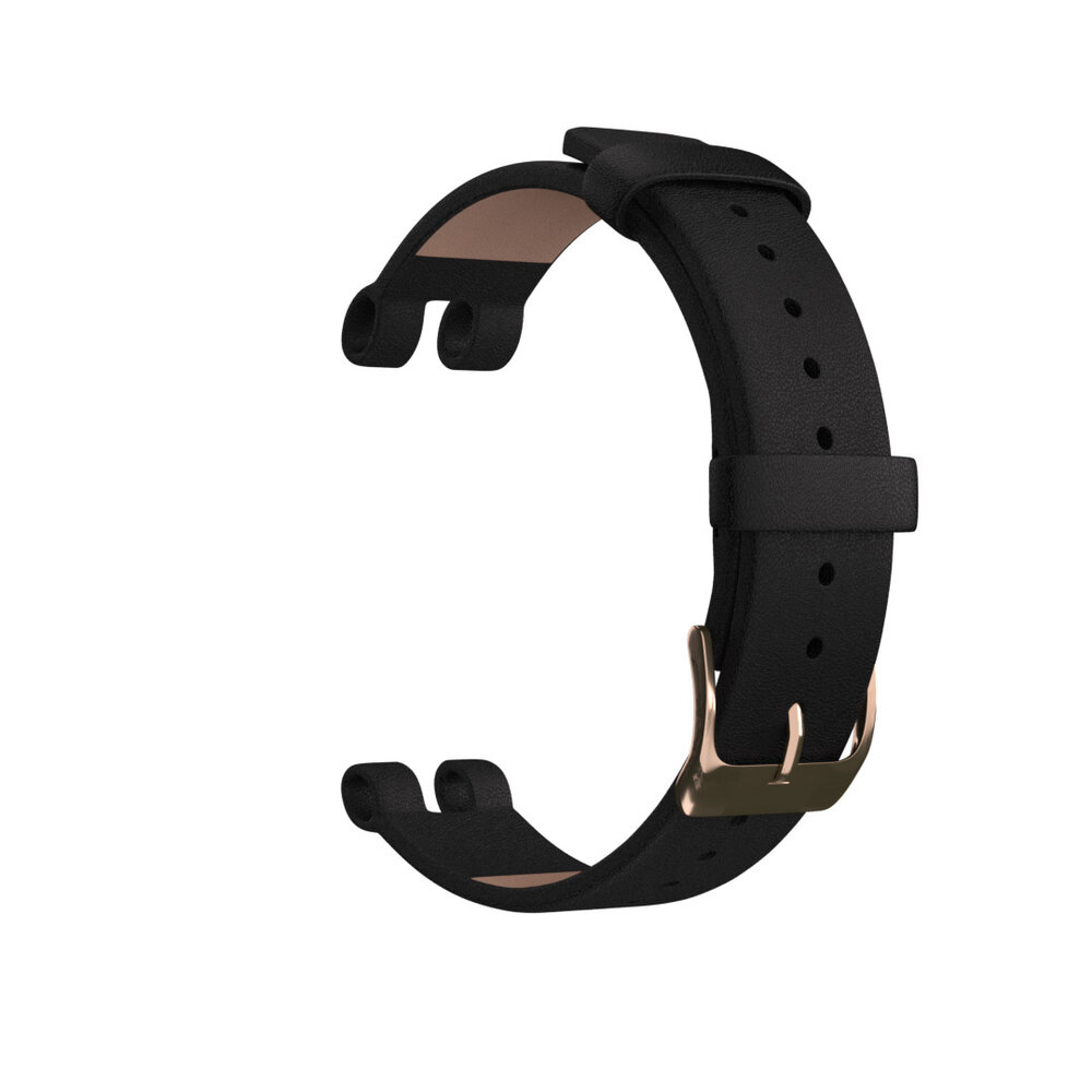 Strap-it Strap-it Bracelet cuir Garmin Lily (noir)