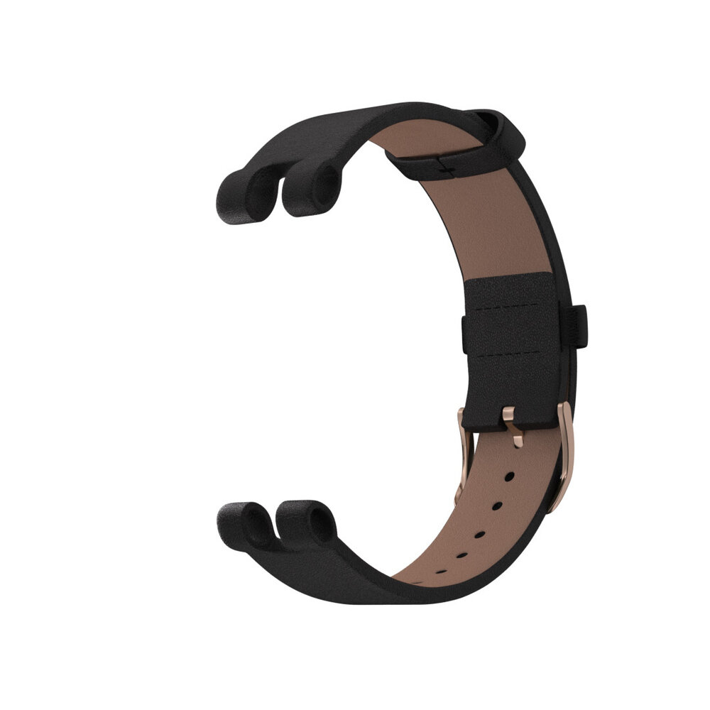 Strap-it Strap-it Bracelet cuir Garmin Lily (noir)