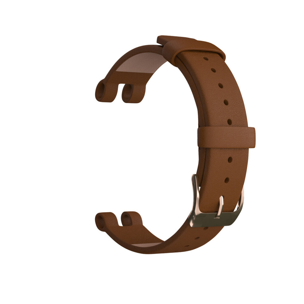 Strap-it Strap-it Bracelet cuir Garmin Lily (brun)