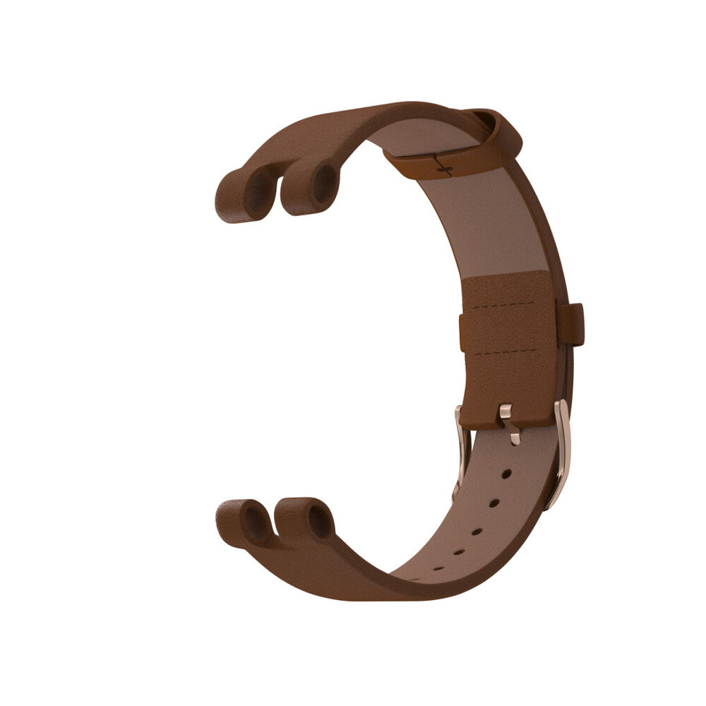 Strap-it Strap-it Bracelet cuir Garmin Lily (brun)