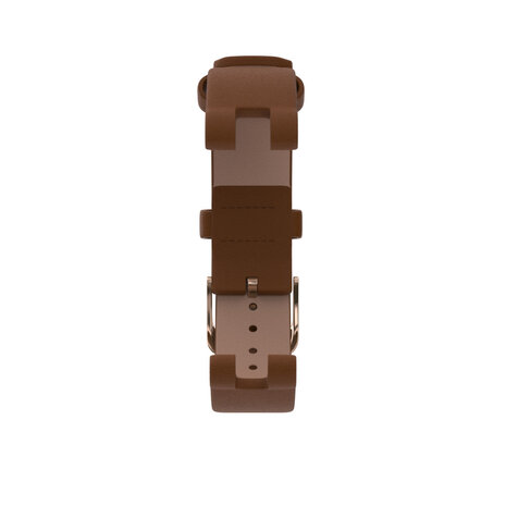 Strap-it Strap-it Bracelet cuir Garmin Lily (brun)