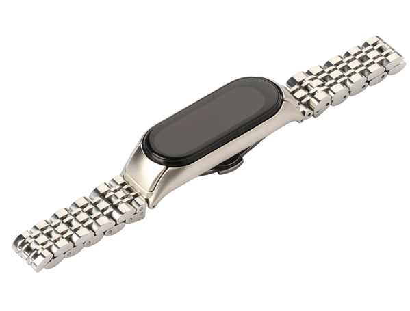Strap-it Strap-it Bracelet en métal Xiaomi Mi Band 7 (argent) Strap-it Strap-it Bracelet en métal Xiaomi Mi Band 7 (argent)