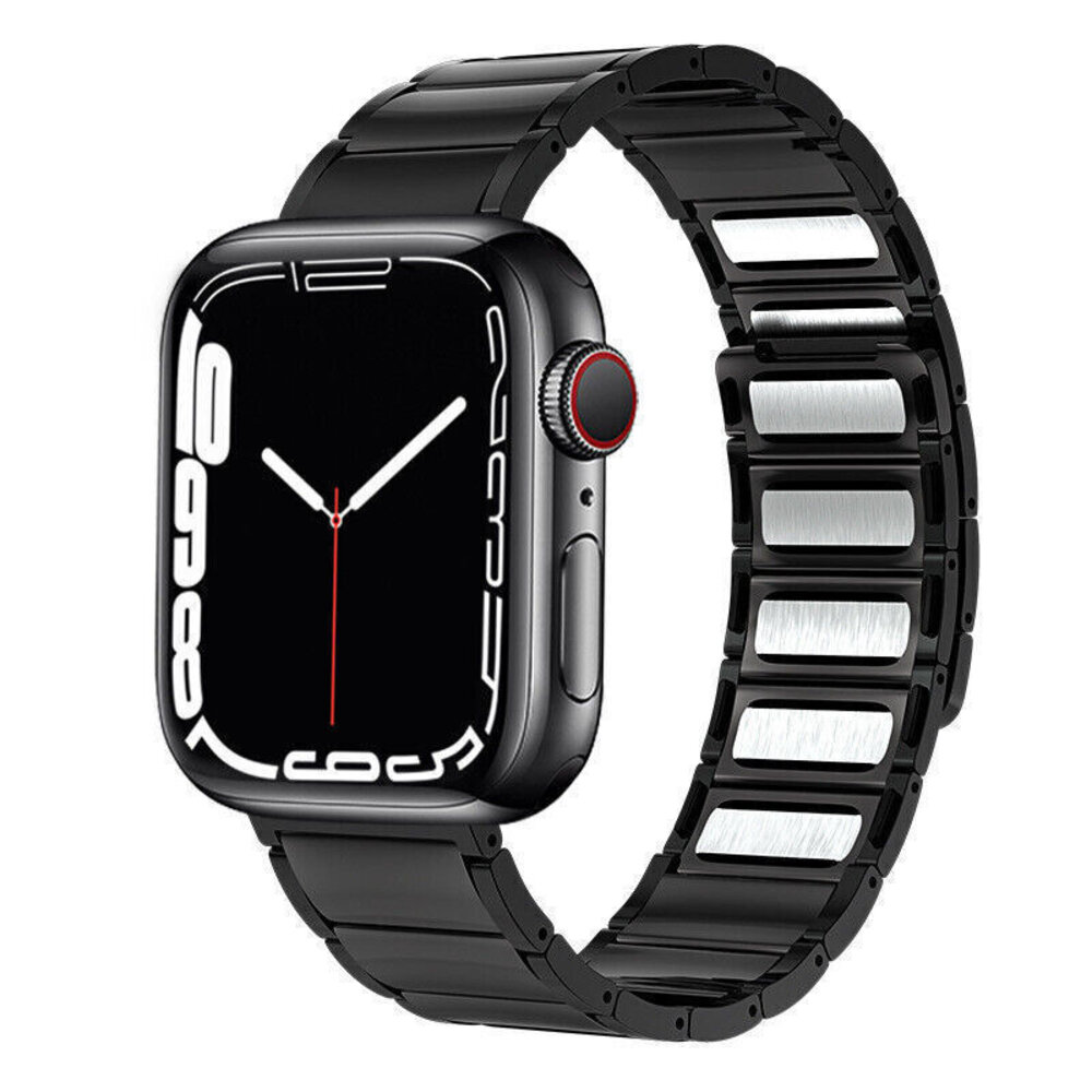 Strap-it Strap-it Bracelet acier magnétique de luxe Apple Watch (noir) Strap-it Strap-it Bracelet acier magnétique de luxe Apple Watch (noir)