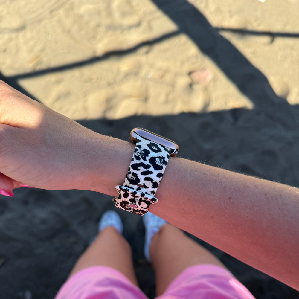 Strap-it Strap-it Bracelet Apple Watch 8 Lucky Leopard
