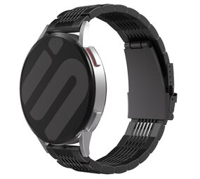 Strap-it Bracelet luxe à maillons acier Samsung Gear Sport (noir)