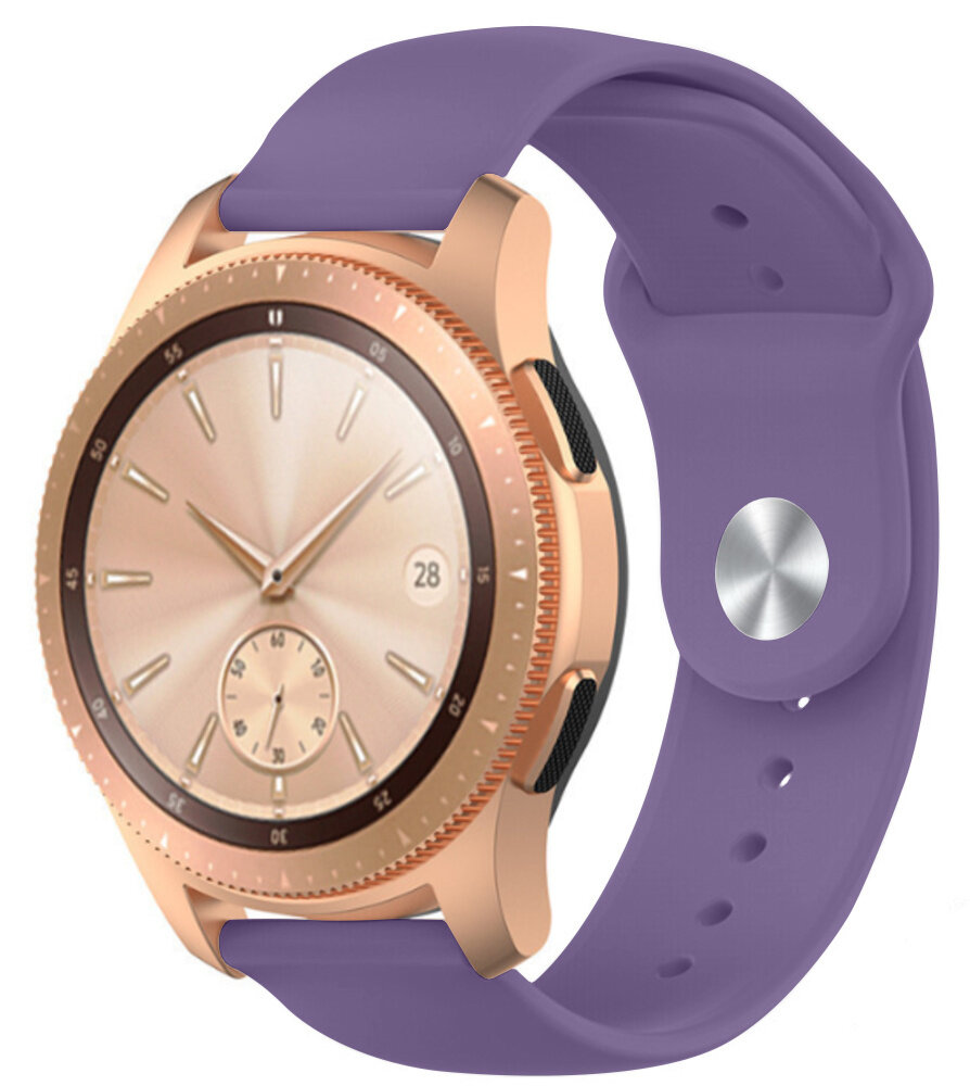 Strap-it Strap-it Bracelet sport Samsung Galaxy Watch 42mm (violet clair)