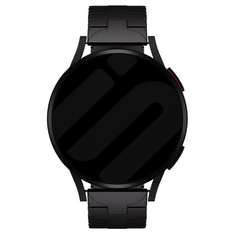 Strap-it Strap-it Bracelet titane Butterfly Amazfit GTR 2 (noir)