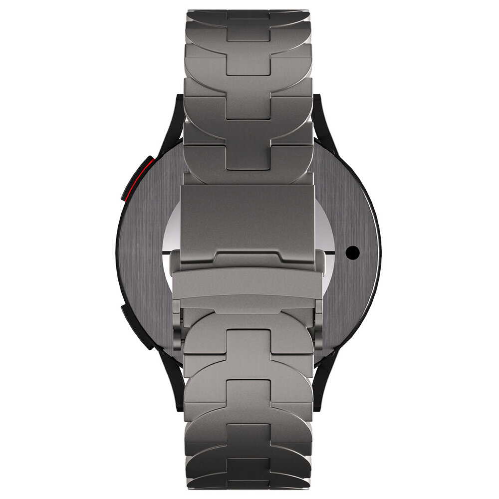 Strap-it Strap-it Bracelet titane Butterfly Amazfit GTR 2 (graphite) Strap-it Strap-it Bracelet titane Butterfly Amazfit GTR 2 (graphite)