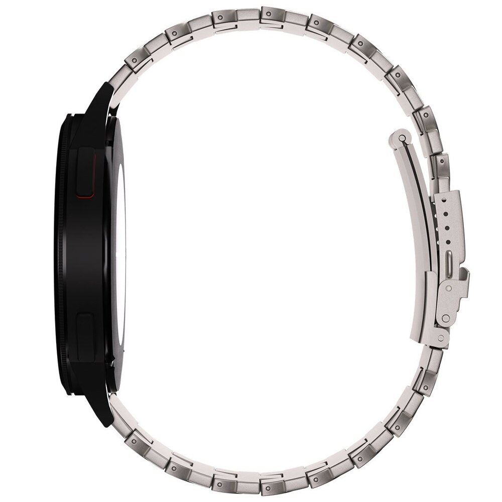 Strap-it Strap-it Bracelet titane Butterfly Amazfit GTR 3 (Pro) (titanium) Strap-it Strap-it Bracelet titane Butterfly Amazfit GTR 3 (Pro) (titanium)