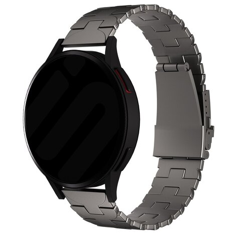 Strap-it Strap-it Bracelet titane Butterfly Huawei Watch GT (graphite) Strap-it Strap-it Bracelet titane Butterfly Huawei Watch GT (graphite)