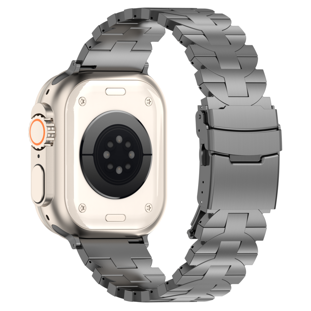 Strap-it Strap-it Bracelet titane Butterfly Apple Watch (graphite)