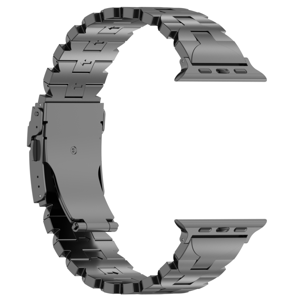 Strap-it Strap-it Bracelet titane Butterfly Apple Watch (graphite)