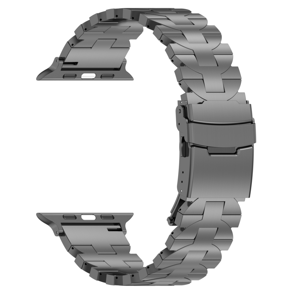 Strap-it Strap-it Bracelet titane Butterfly Apple Watch (graphite)