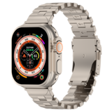 Strap-it Bracelet titane Butterfly Apple Watch (titanium)