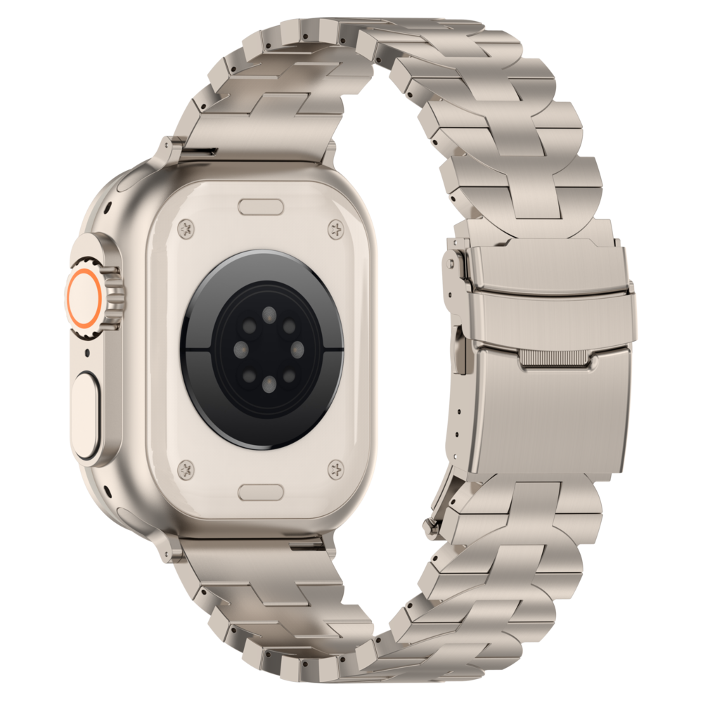 Strap-it Strap-it Bracelet titane Butterfly Apple Watch (titanium)