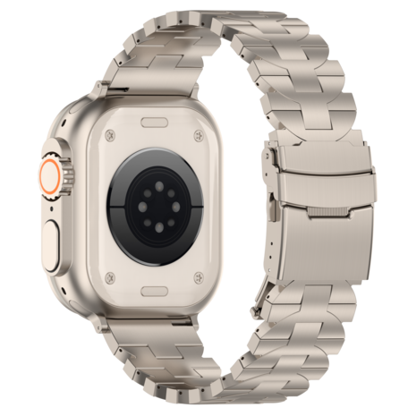 Strap-it Strap-it Bracelet titane Butterfly Apple Watch (titanium)