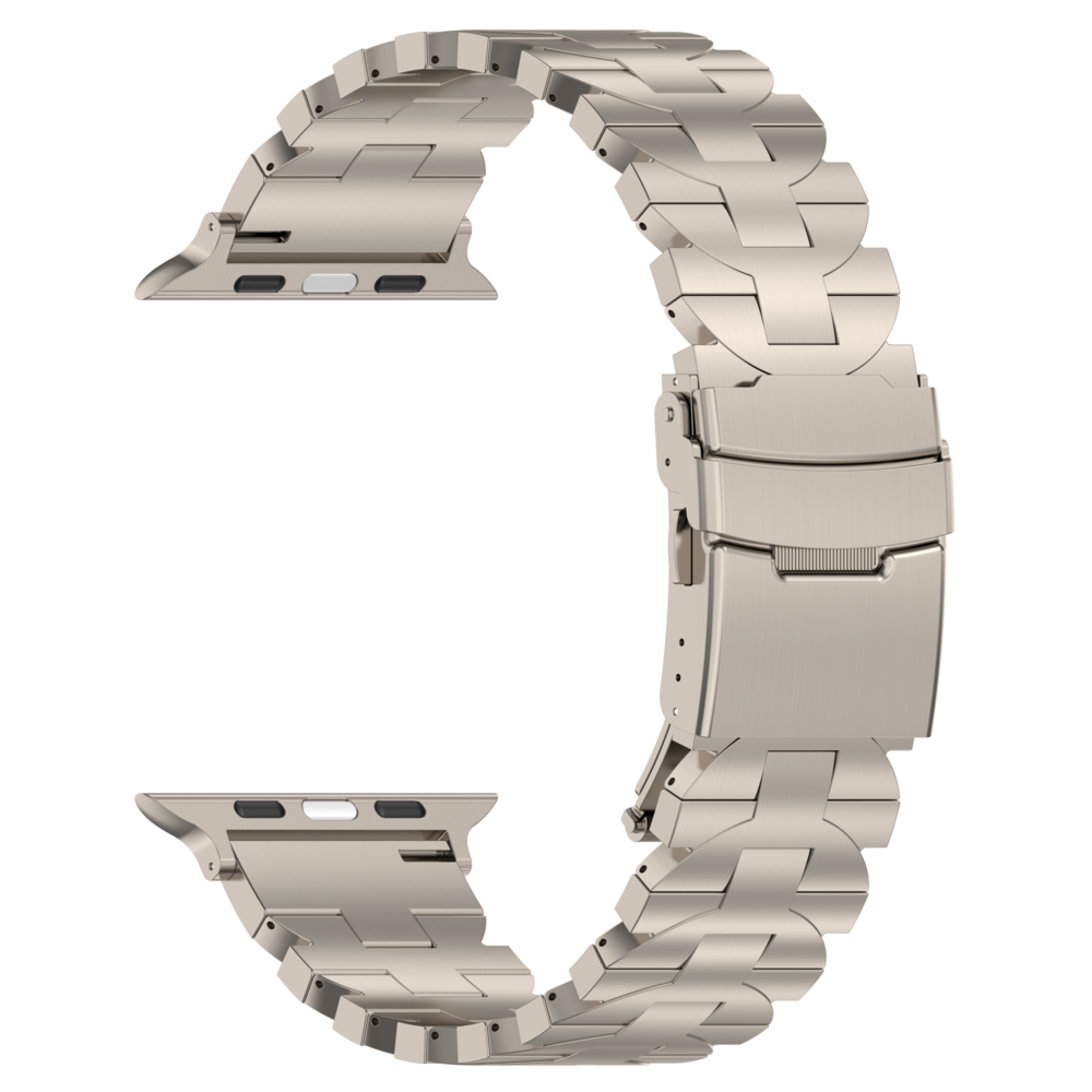 Strap-it Strap-it Bracelet titane Butterfly Apple Watch (titanium)