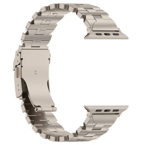 Strap-it Strap-it Bracelet titane Butterfly Apple Watch (titanium)