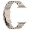 Strap-it Strap-it Bracelet titane Butterfly Apple Watch (titanium) Strap-it Strap-it Bracelet titane Butterfly Apple Watch (titanium)