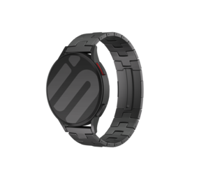 Strap-it Bracelet titane grain (fermoir plat) Huawei Watch 3 (Pro) (graphite)