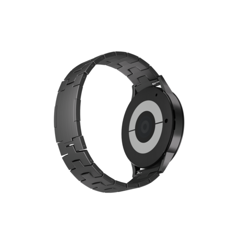 Strap-it Strap-it Bracelet titane grain (fermoir plat) Huawei Watch GT 3 46mm (graphite)