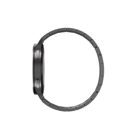 Strap-it Strap-it Bracelet titane grain (fermoir plat) Huawei Watch GT 3 Pro 46mm (graphite)