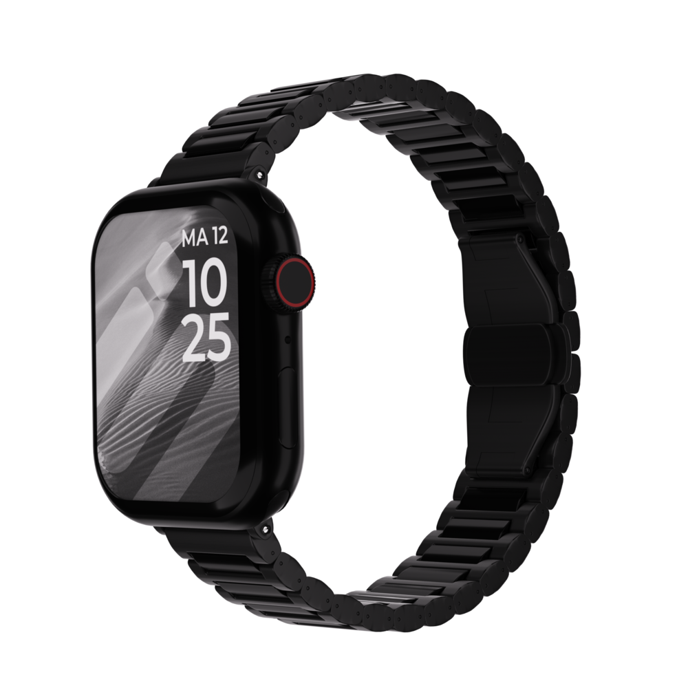 Strap-it Strap-it Bracelet titane Premium Apple Watch (noir) Strap-it Strap-it Bracelet titane Premium Apple Watch (noir)