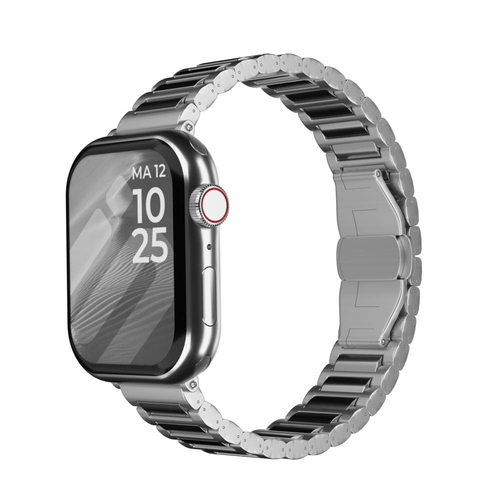 Strap-it Strap-it Bracelet titane Premium Apple Watch (argent)