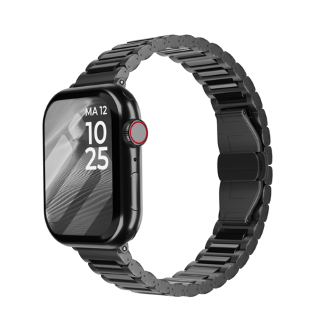 Strap-it Strap-it Bracelet titane Premium Apple Watch (graphite)