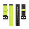 Strap-it Strap-it Bracelet silicone Suunto 7 (vert clair/noir) Strap-it Strap-it Bracelet silicone Suunto 7 (vert clair/noir)