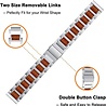 Strap-it Strap-it Bracelet bois/acier Huawei Watch GT 2 46mm (argent) Strap-it Strap-it Bracelet bois/acier Huawei Watch GT 2 46mm (argent)