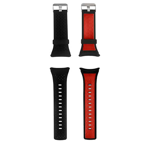 Strap-it Strap-it Bracelet sport Suunto Core (noir/rouge)