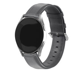 Strap-it Bracelet cuir Huawei Watch 3 (Pro) (gris foncé)