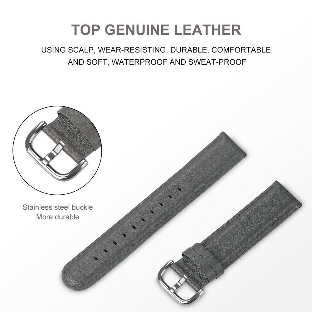 Strap-it Strap-it Bracelet cuir Polar Grit X (gris foncé)