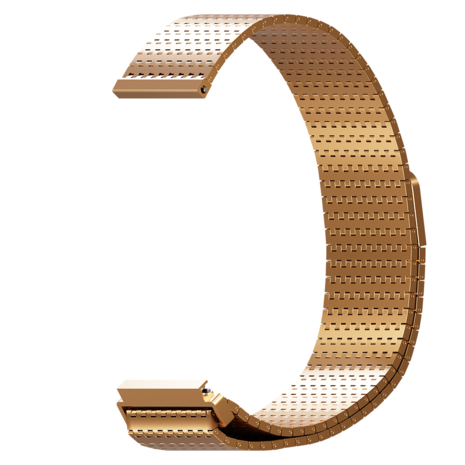 Strap-it Strap-it Bracelet en maille métallique de luxe Fossil Gen 5 (or rose)