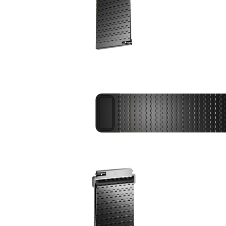 Strap-it Strap-it Bracelet en maille métallique de luxe OnePlus Watch (noir)