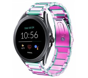 Strap-it Bracelet acier Fossil Gen 5e 44mm (arc-en-ciel)