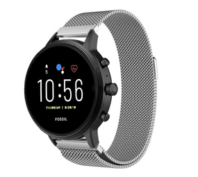 Strap-it Bracelet Milanais Fossil Gen 5e 44mm (argent)