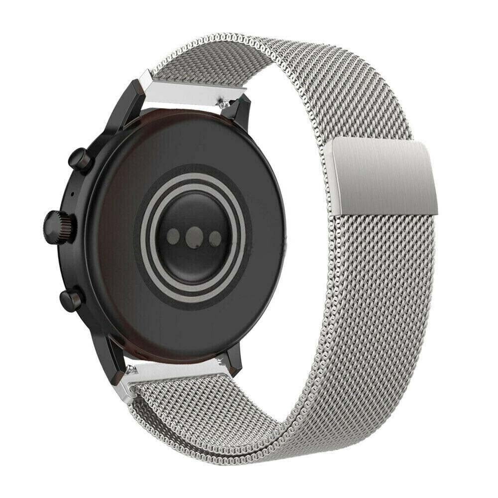 Strap-it Strap-it Bracelet Milanais Fossil Gen 5e 44mm (argent)