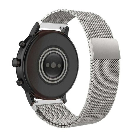 Strap-it Strap-it Bracelet Milanais Fossil Gen 5e 44mm (argent)